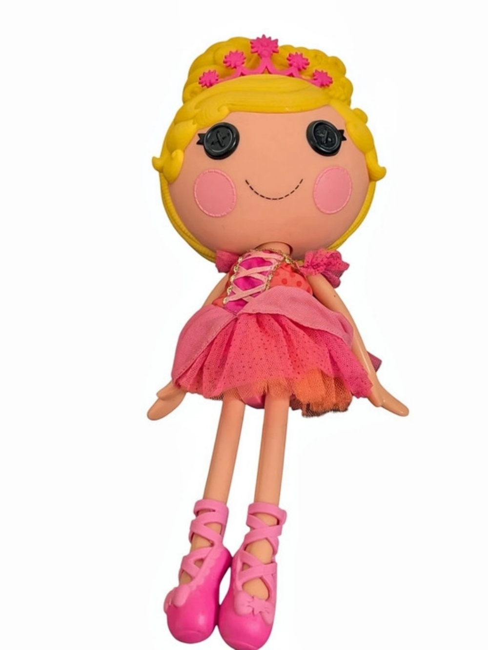 RARE Lalaloopsy Allegra Leaps 'N' Bounds 12" Doll Ballerina Tiara MGA HTF